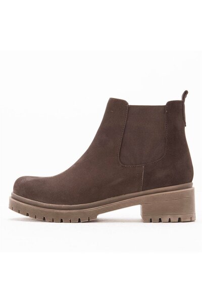 Gusse Γυναικείες μπότες Abella από γνήσιο δέρμα Nubuck 4103