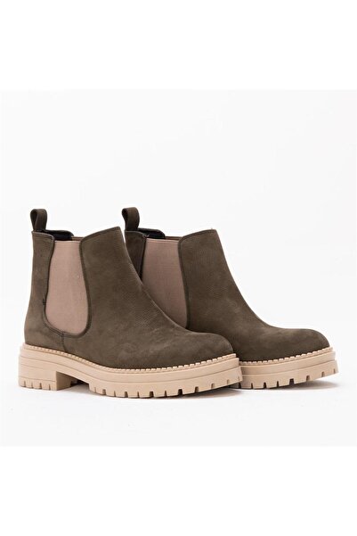 Gusse Γυναικείες μπότες Abella από γνήσιο δέρμα Nubuck 41-03-1