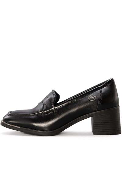 Gusse Kenyon Kadın Teknik Deri Topuklu Klasik Ayakkabı 400