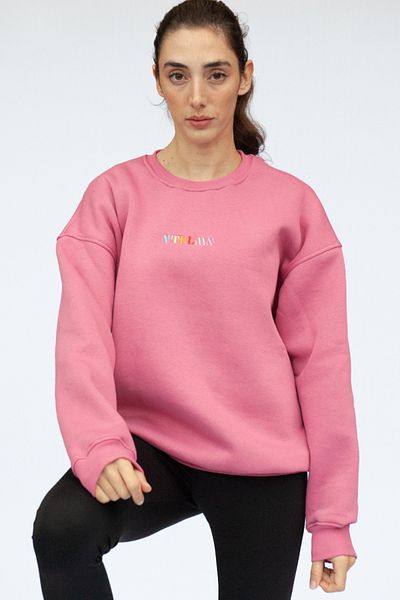 Vatkalimon Unisex Oversize Pink Sweatshirt
