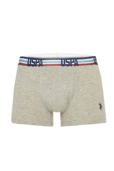 U.S. Polo Assn. Мъжки, Лицензирани, USPA, Червено-Сиво-Черни, Специално производство, Комплект от 3 боксерки