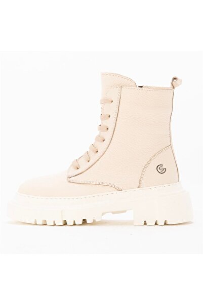 Gusse Ember Γυναικείες μπότες casual με μαλακή σόλα από γνήσιο δέρμα K441