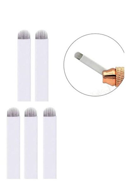 BATALLI إبرة Microblading ذات 12 إبرة (عبوة من 10 قطع)