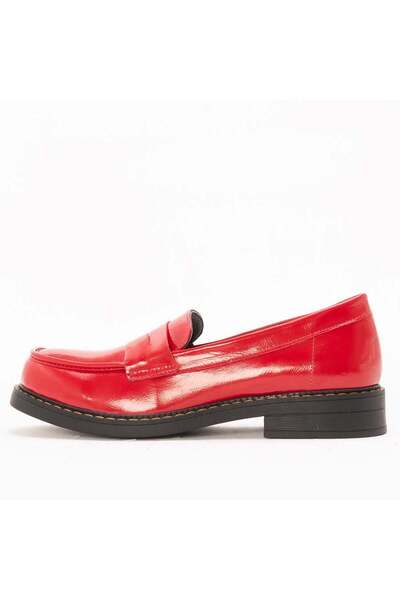 Gusse Herta Women's Genuine Patent Leather Loafers240730-3