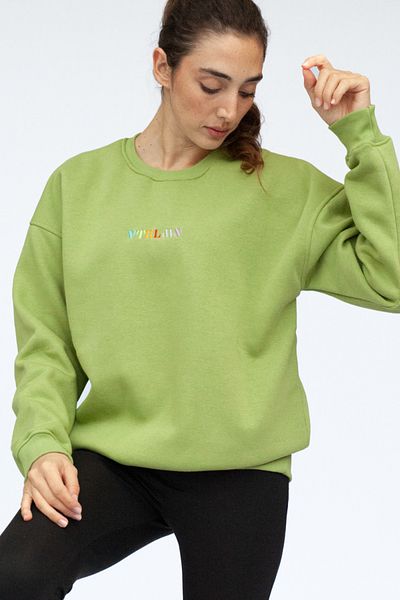 Vatkalimon Unisex Oversize Πράσινη Φούτερ