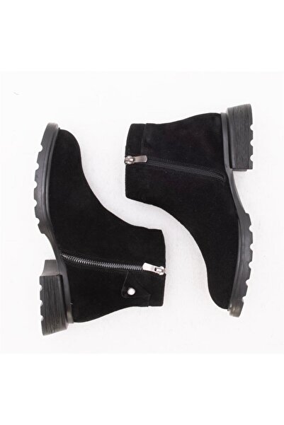 Gusse Γυναικείες δερμάτινες μπότες από δέρμα καστόρι Adalıe 1605-2