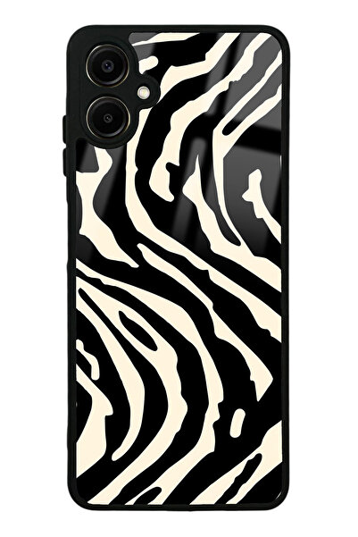 Spoyi حافظة هاتف سامسونج A06 بتصميم زيبرا لامع