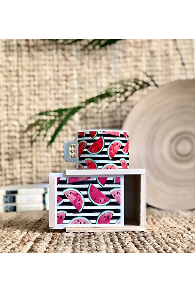 Gift Moda Karpuz Tasarımlı Kutulu Kupa