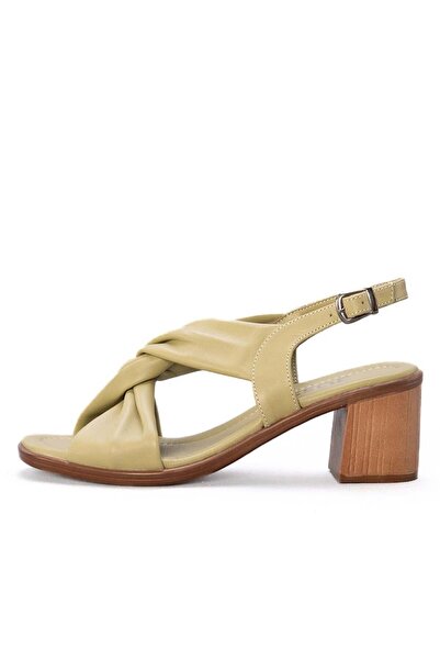 Gusse Diandra 2213 - Genuine Leather Women's Heeled Sandals