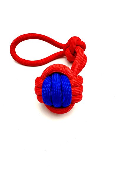 Tasma Market Dog Biting Ball Toy with Dental String Holding Handles