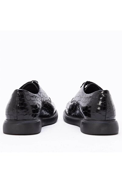 Gusse Jayden Men's Genuine Patent Leather Crocodile Leather Shoes226815-7