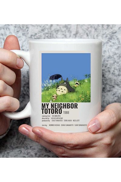 Gift Moda كوب بتصميم الرسوم المتحركة Totoro