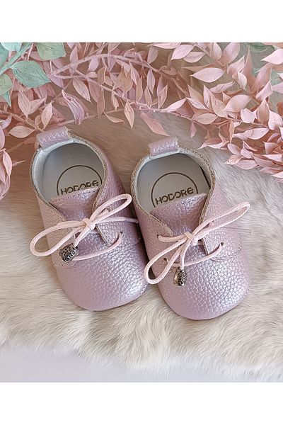 Hodore Alfa Lilac Genuine Leather Baby Loafers