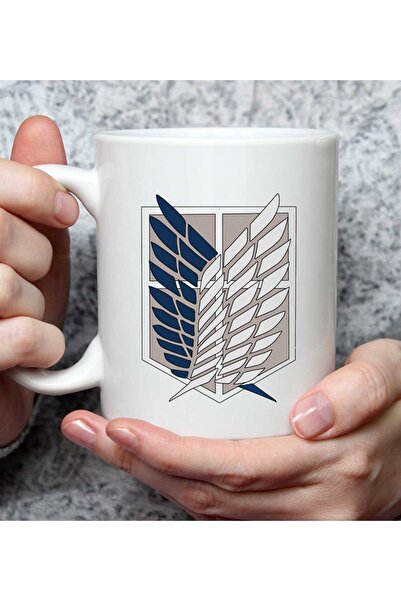 Gift Moda كوب بتصميم شعار Attack On Titan