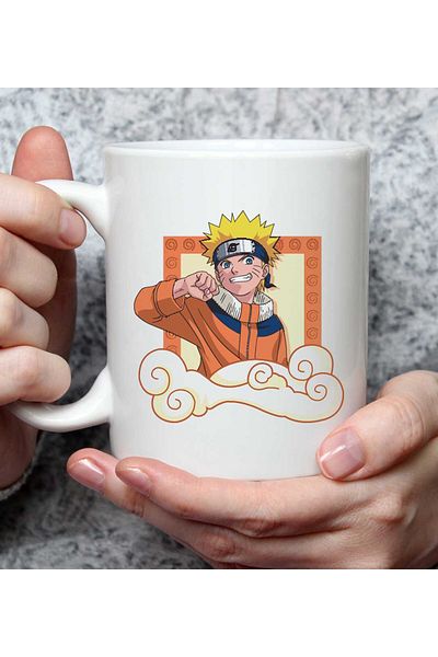 Gift Moda كوب بتصميم ناروتو وين