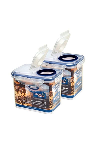 Lock & Lock Round Short Food Container 300ml | 3 PC