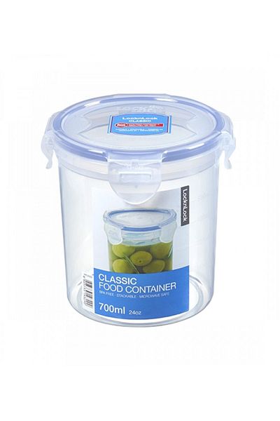 Lock & Lock Durable Plastic Food Container, 700 ml Capacity | 6 PC