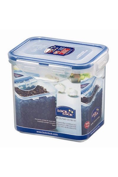 Lock & Lock Durable Plastic Food Container, 850 ml Capacity | 6 PC