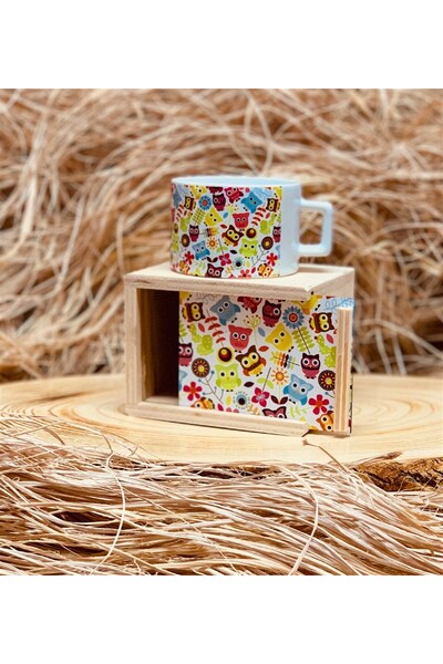 Gift Moda Boxed Mug with Owl Design