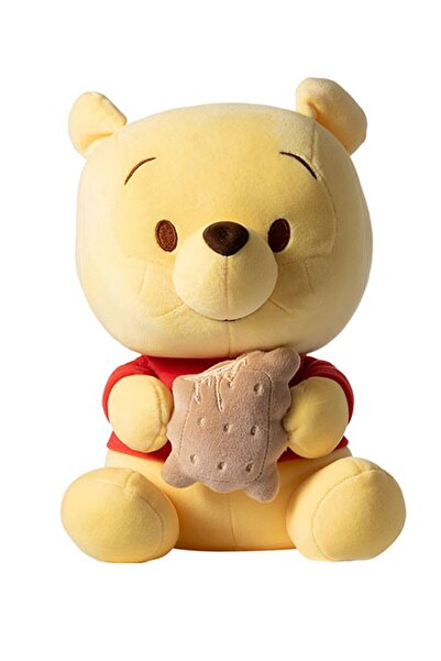 Miniso Winnie The Pooh Lisanslı Bisküvi Tutan Peluş Oyuncak 28Cm