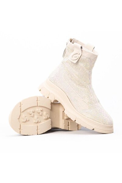 Guja Taşlı Simli Scuba Fashion Kadın Bot 24K442