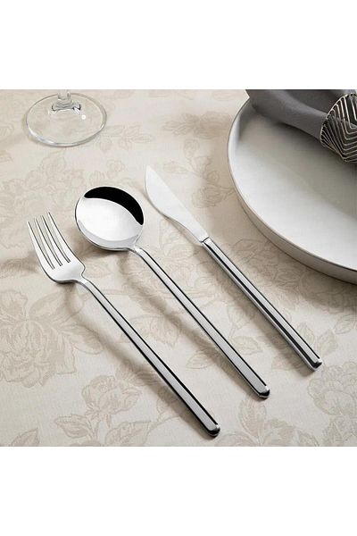 Nehir Sofia Fork Spoon Knife Set - 18 Pieces Fork Spoon Knife Set Set 6 Seater