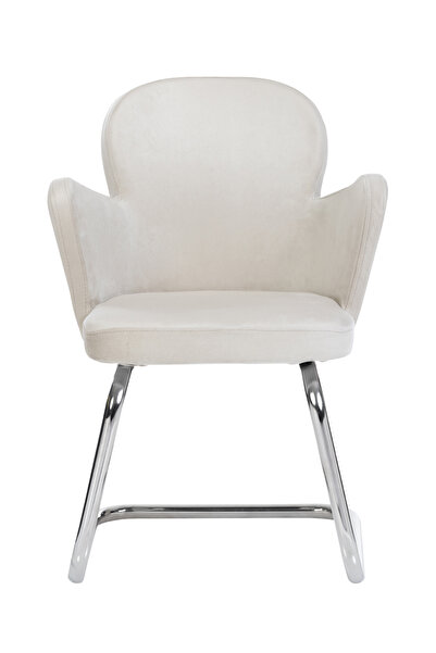 MARKAELZ Krom Metal Ayaklı KELEBEK SANDALYE MİSAFİR KOLTUĞU BEKLEME KOLTUĞU