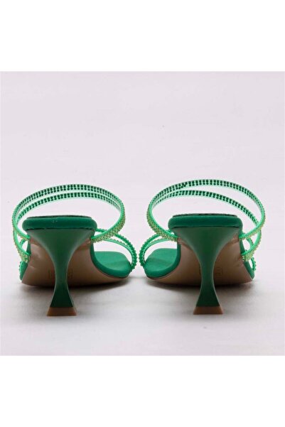 Gusse Παντόφλες με τακούνι Louisa για γυναικεία βραδινά φορέματα με πέτρα-3325