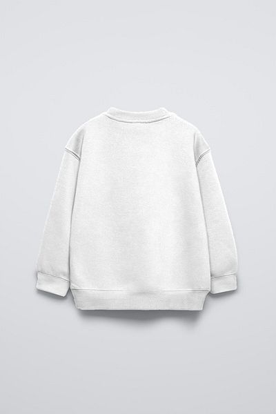 The Champ Clothing Hanorac oversize pentru copii cu imprimeu cu cireșe cu gât alb Paris