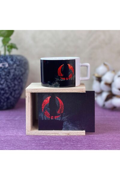 Gift Moda Naruto Uchiha Itachi Sharingan Tasarımlı Kutulu Kupa