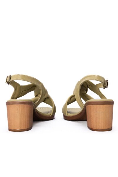 Gusse Diandra 2213 - Γυναικεία πέδιλα με τακούνι από γνήσιο δέρμα