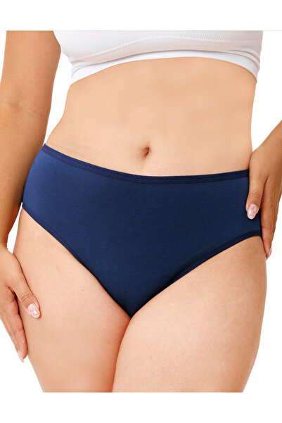 ALYA UNDERWEAR Chiloți pentru femei din bumbac colorat - Pachet de 10 cu talie înaltă ( Multicolor-x19 )