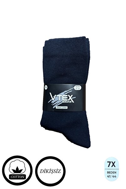 vtex socks 7'li Lacivert Erkek Uzun Çorap