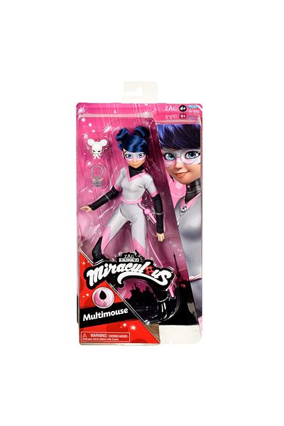 BANDAI دمية أزياء متعددة الفأرات من Miraculous Ladybug وCat Noir Toys | مفصلية
