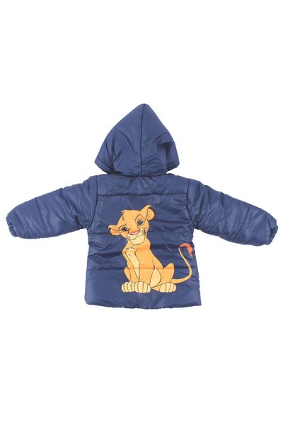 bebegen Lacivert Simba Baskılı Kapşonlu Mont