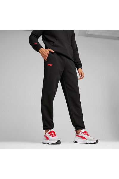 Puma Ανδρικό μαύρο παντελόνι F1 ESS 62572901