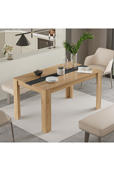 Yurudesign Future Yemek Masası 140x80 Sepet-Antrasit FR22-SA