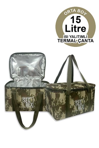SECREX Geantă termică izolată termică de dimensiune medie 15 litri Protecție profesională la rece/cald