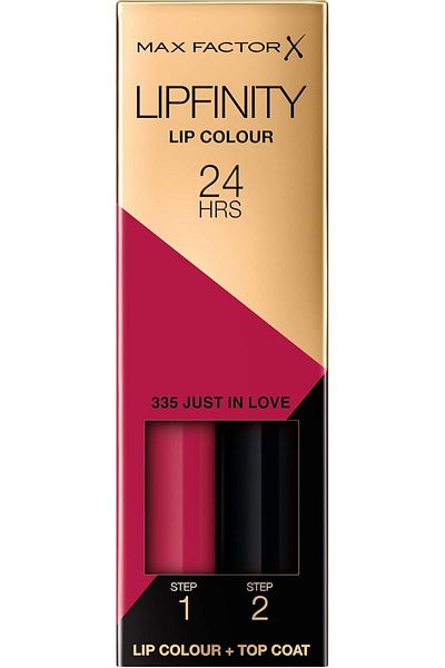 Max Factor Lipfinity 2-step Long Lasting Lipstick - 335 - Just In Love, 2.3ml + 1.9g