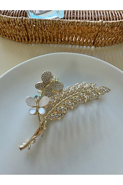 Pelin Aksesuar Λεπτομερής αγκράφα Virgo and Butterfly