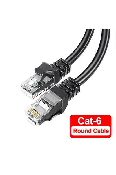 Choice كابل إيثرنت Cat6 دائري بطول 10 أمتار، كابل إنترنت جيجابت عالي السرعة 1000 ميجابت في الثانية، كابل شبكة RJ45 محمي