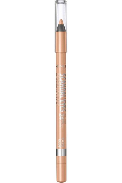 Rimmel London Scandaleyes Waterproof Eyeliner Pencil, Nude 05, Matte