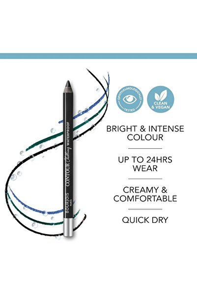 Bourjois Contour Clubbing Waterproof Eye Pencil - 046 - Bleu Néon, 1.2g