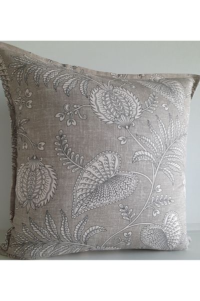 Fabric by Gülçin 100% βαμβακερό ύφασμα από βαμβάκι άμμος μπεζ Χρώμα μοτίβο σάλι Κάλυμμα μαξιλαριού