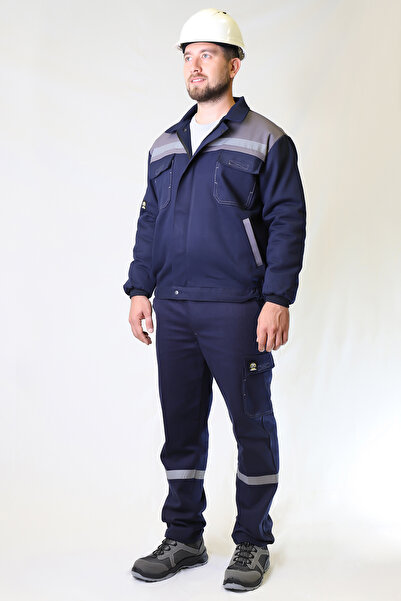 Twoa Work Safety Twoa Workwear 7x7 Kışlık Mont Pantolon Takımı İçi Polarlı Kolları Kapitoneli (Mont + Pantolon)
