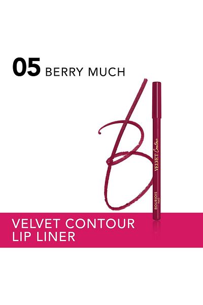 Bourjois قلم تحديد الشفاه بورجوا ليفرس كونتور إديشن 05 بيري موتش 1.14 جرام 0.04 أونصة سائلة
