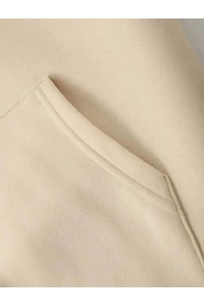 Moda Glo Φούτερ με μαύρη στάμπα, υπερμεγέθη 2 κλωστών