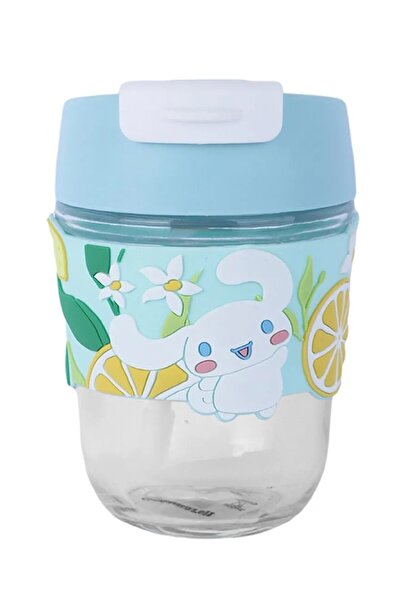 Miniso Sanrio Lisanslı Pipetli Mini Cam Şişe (350ml) - Cinnamoroll