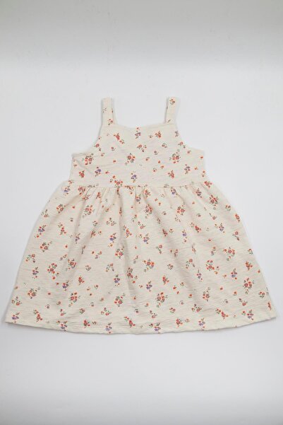 Chandraswear Girl's Patterned Dress - Flower