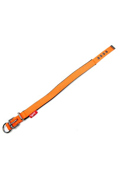 Tailpetz Orange Dog Collar - Soft Texture, Comfortable and Durable